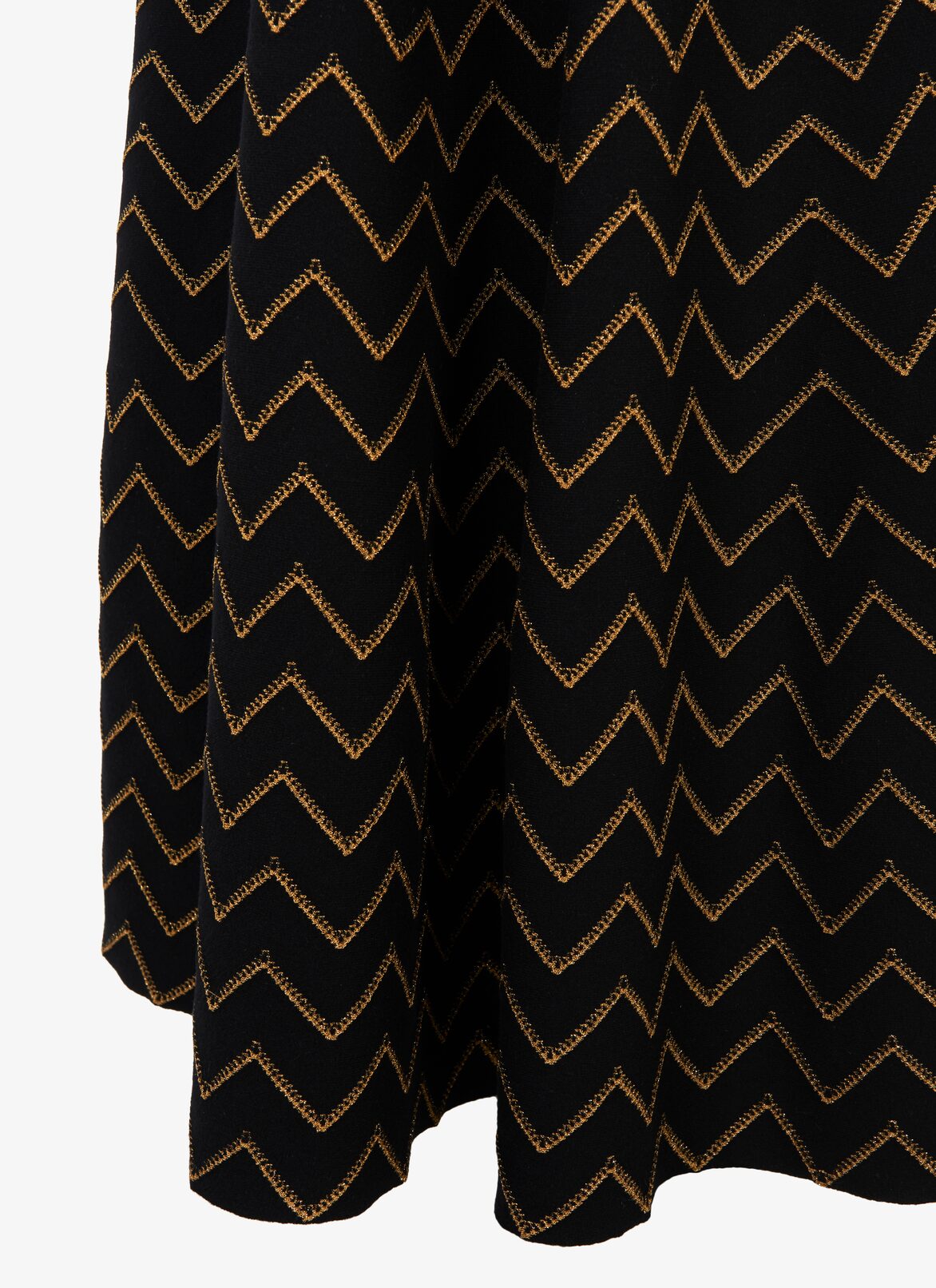 SKIRT NAZARE BLACK/OR ALAÏA BLACK/GOLD  SKIRT NAZARE BLACK/OR
